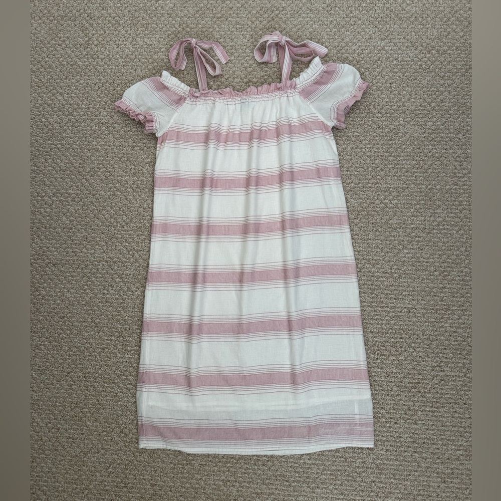 Vero Moda Pink and White Dress,M🦋